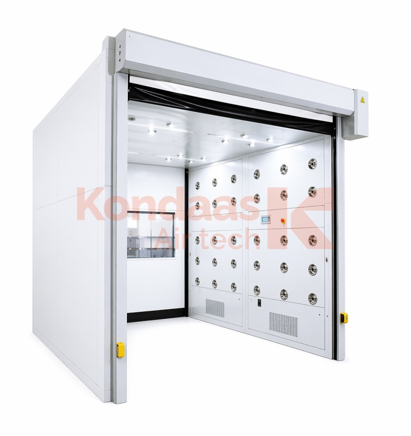 High-speed Roll-up Air Shower