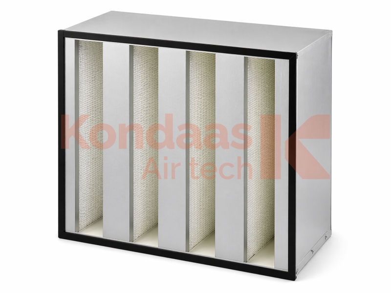 Box/Header V-Bank Type HEPA Filter